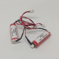 masterfire 3pcslot new original maxell aa 14500 er6c 3 6v 1800mah lithium battery plc batteries with plug