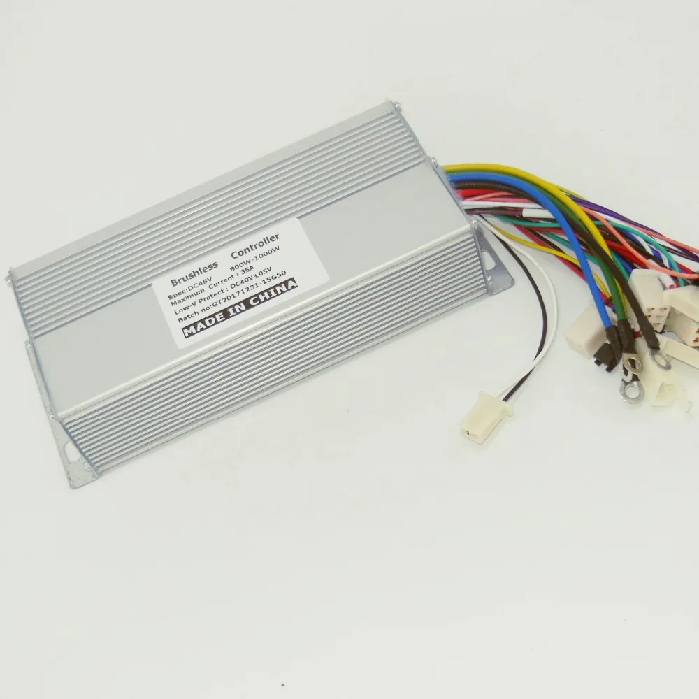 GREENTIME 15 Mosfet 48V 1000W 35A двойной датчик режима/датчик меньше BLDC Электрический велосипед/контроллер скутера