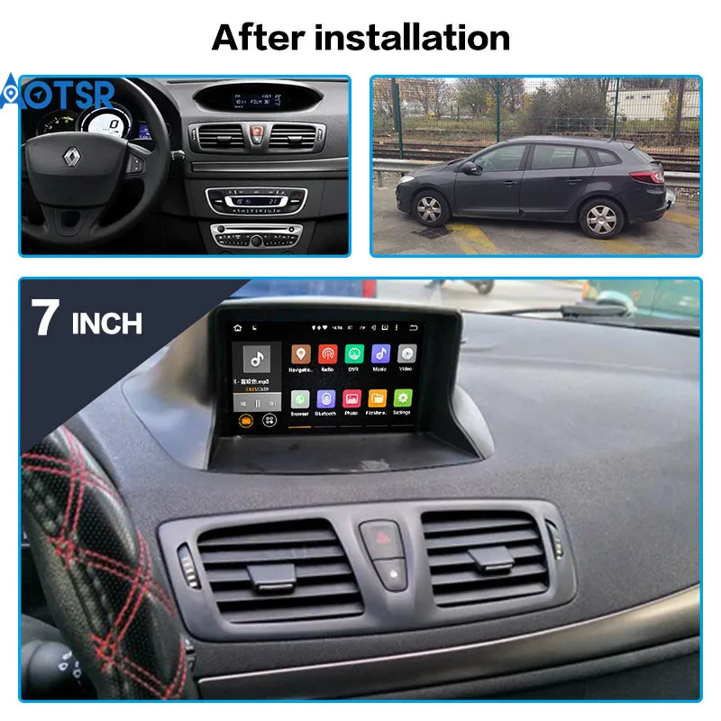 Новый автомобильный радиоприемник Android 9 0 CD плеер для Renault Megane 3 Fluence 2009 2014 GPS