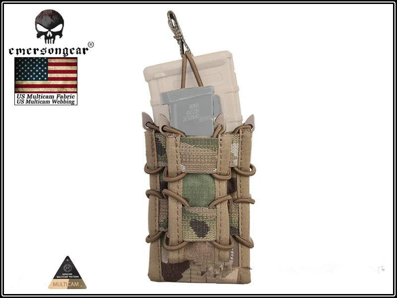 EMERSONGEAR двойной Decker Mag Чехол страйкбол Mag Чехлы Военная Emerson сумка Камуфляж MOLLE Mag держатель Койот коричневый черный