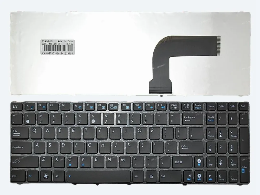 Оптовая продажа новая английская клавиатура для ASUS K52DY K52F K52J K52JB K52JC K52JE K52JR ноутбук