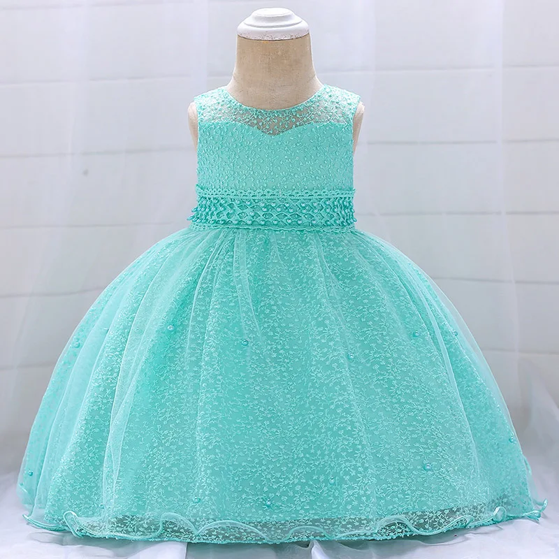 Vestido/ г. Летнее платье для девочек платье для дня рождения для девочек от 0 до 2 лет вечерние платья принцессы с цветочным рисунком Одежда для девочек Детский костюм L1859XZ