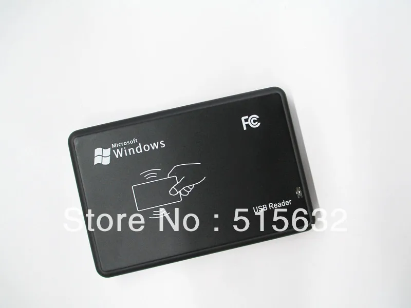 Новый безопасный черный USB RS232 RFID считыватель датчик приближения 125 кГц смарт ID