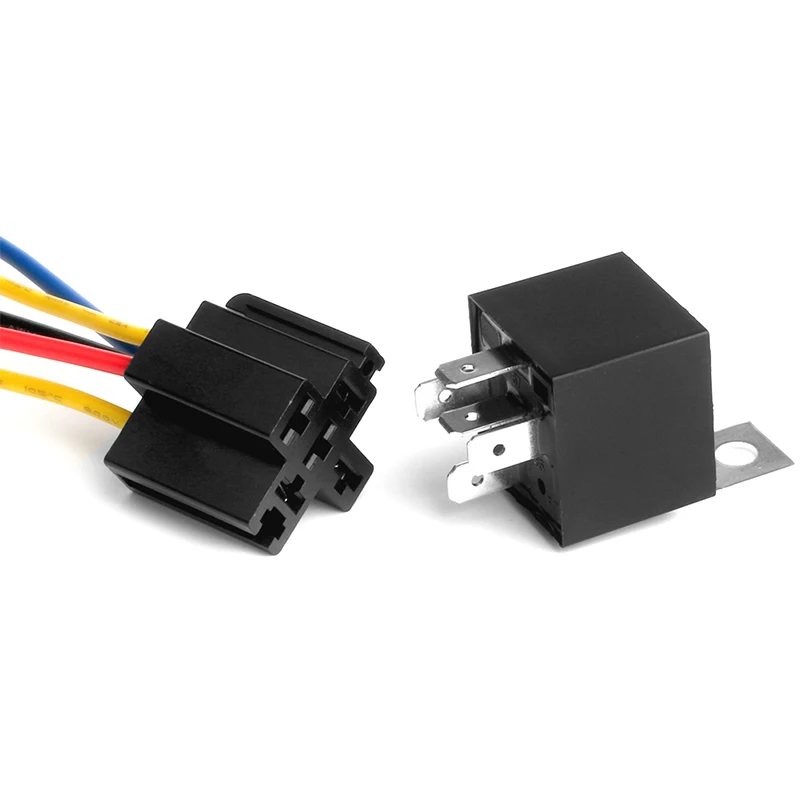 EASYGUARD SPDT автомобильное реле с гнездом провода DC12V 30/40 AMP 5-контактный |