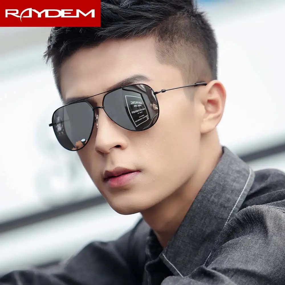

Raydem Unisex Polarized Sunglasses Vintage Sun Glasses For Men/Women