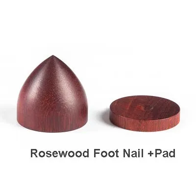 Rosewood Nail Pad Колонка с высоким качеством звука усилитель CD-плеер BIackwood Rosewood амортизатор ножка, подкладка под стойку вибрации ногтей поглощения стенды 23 мм - Цвет: Rosewood Nail Pad