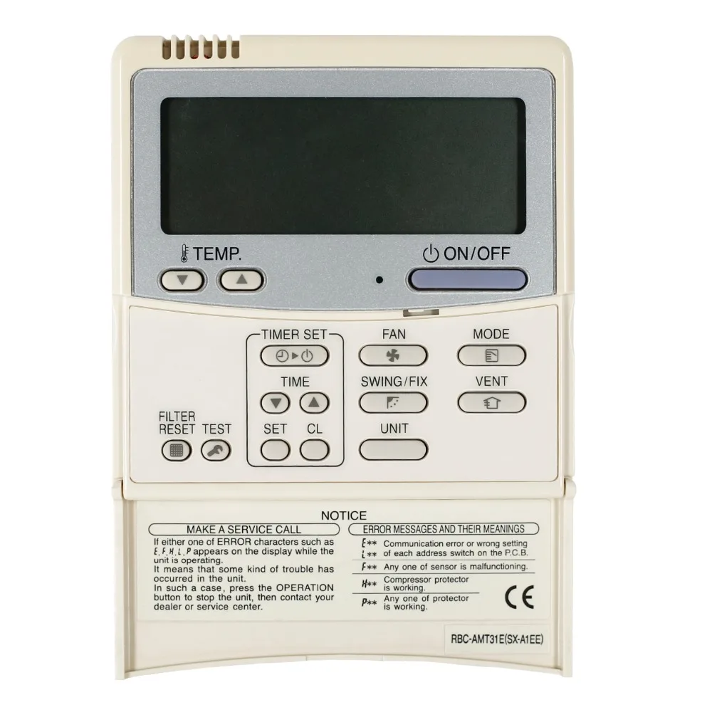 Пульт дистанционного управления для центрального кондиционера toshiba RBC AMT31E (SX A1EE)
