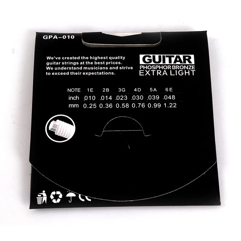 2 Box Guitar String Long Lasting Distinctive Bright Tone Guitars Accessories JT-Drop Ship | Спорт и развлечения