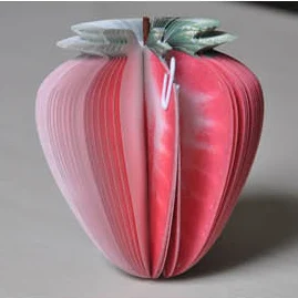 Strawberry 1 Набор, милые Стикеры для заметок, креативные сделай сам, фрукты, блокноты, наклейки на стену, бумага, корейские канцелярские принадлежности, канцелярские принадлежности - Цвет: Strawberry