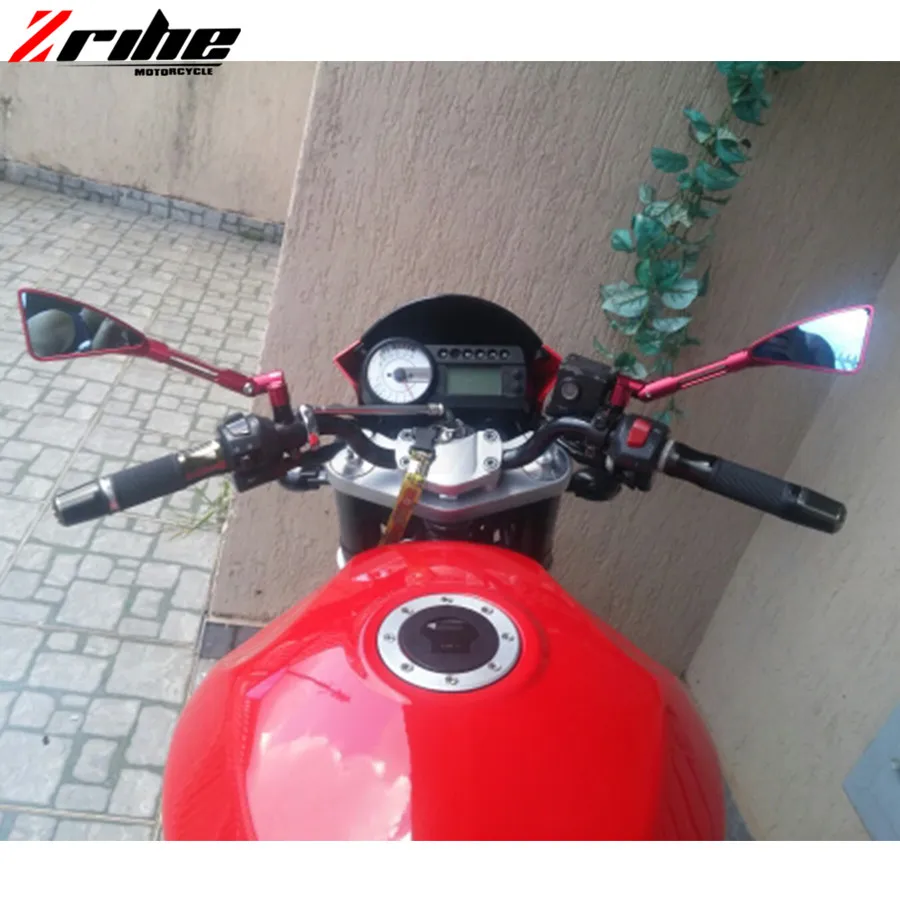 Для мотоцикла с ЧПУ зеркало Спорт велосипед мото бар конец заднего вида боковое