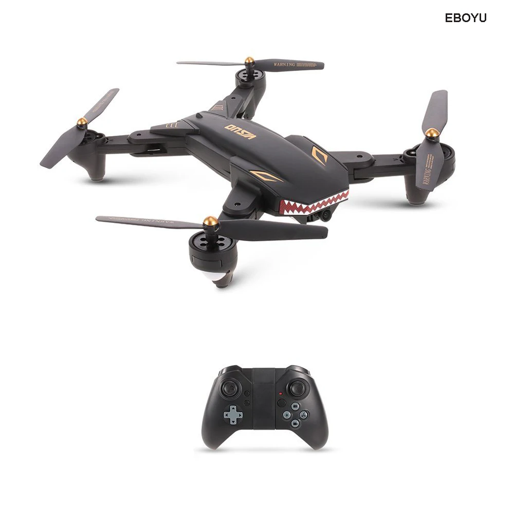 EBOYU XS809S-HD-G 720P широкоугольная HD камера Wi-Fi FPV складной Дрон с одним ключом возврат