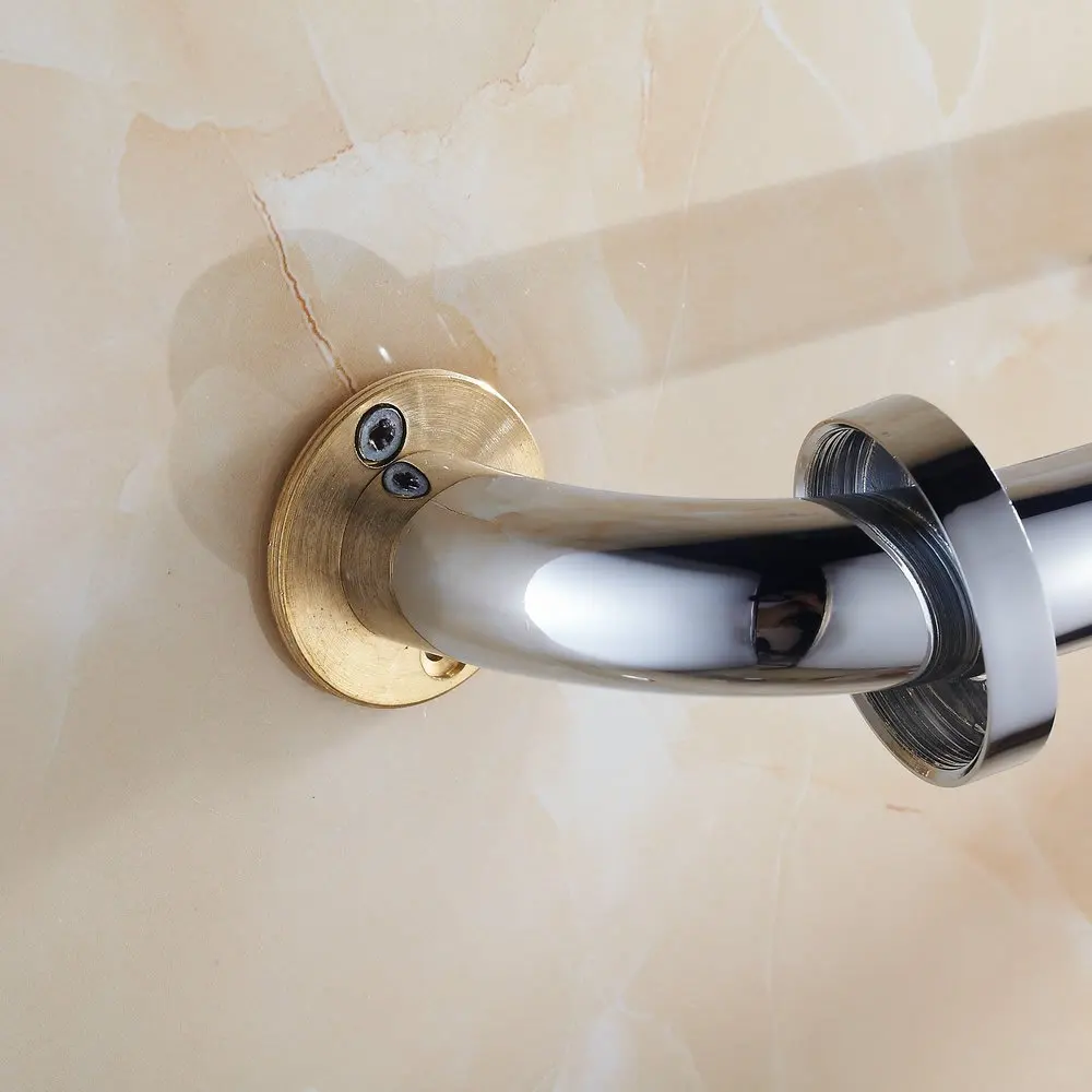 Поручни латунь Домашний Уход 12 дюймовый Современный полированный хром|grab bar|brass