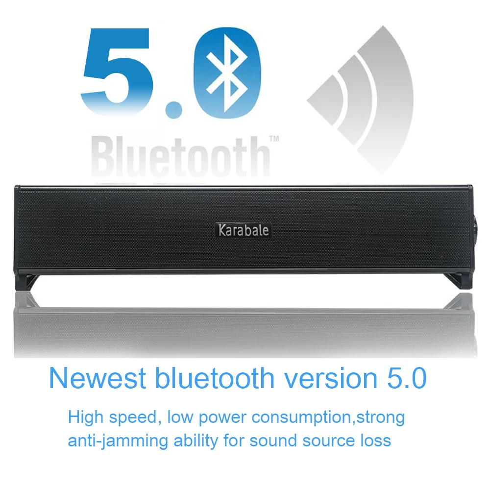 20 Вт HIFI тяжелый бас Bluetooth динамик Портативный Саундбар сабвуфер беспроводной