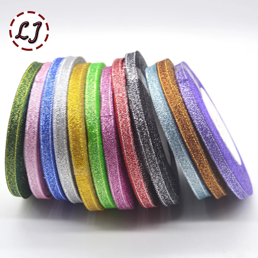 Брендовая Высококачественная розовая Блестящая лента 6 мм/10 мм/15 мм/20 мм/25 мм/40 мм