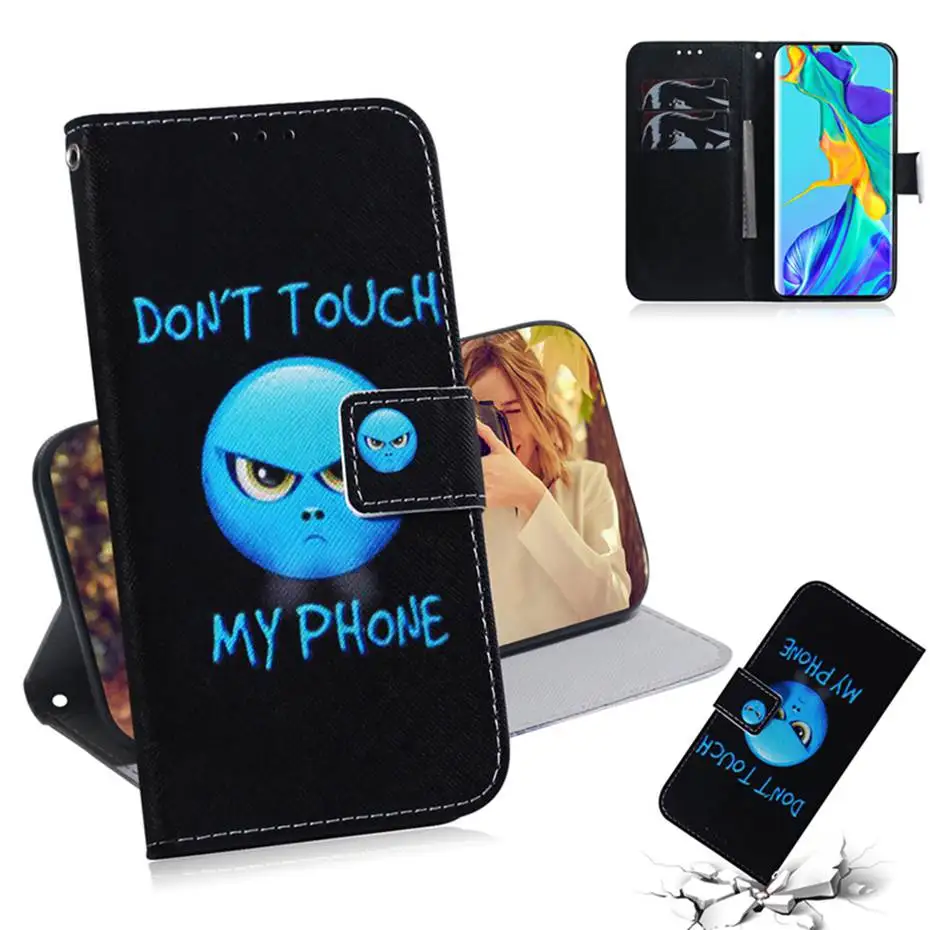 Из искусственной кожи с откидной крышкой чехол для huawei P30 Коврики 20 X Pro P Smart Nova 3i 3 4E Honor 8C 8X10 Lite вид 20 Y7 PRIME Y9 Y6 чехол