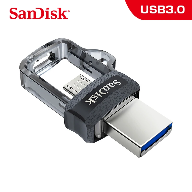 Sandisk USB Flash Drive 128GB 64GB 32GB 16GB Dual OTG Pen High Speed Memory U Disk Micro USB3.0 Card SDDD3 For Phone or PC | Компьютеры и