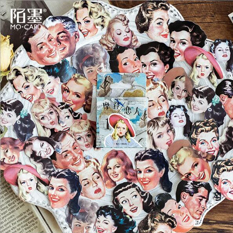 Креативные современные влюбленные винтажные этикетки дневник стационарные