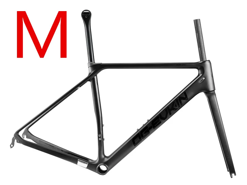 Black-B86-M OG-EVKIN CF-025 карбоновая дорожная Рама V-Brake велосипедная Рама BB86 карбоновая рама Di2 и механическая велосипедная Рама Telaio Carbonio Strada - Цвет: Black-B86-M