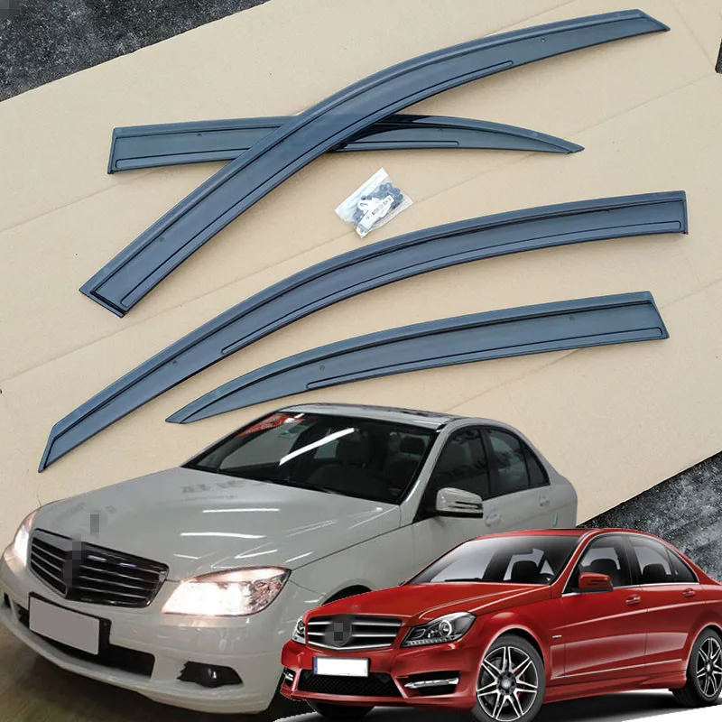 4 шт. роскошный автомобиль дождевые зонты с солнцезащитный козырек дефлектор