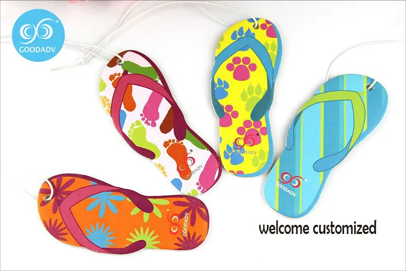 Уникальный набор дизайна мини шлепанцы висит бумага освежитель воздуха