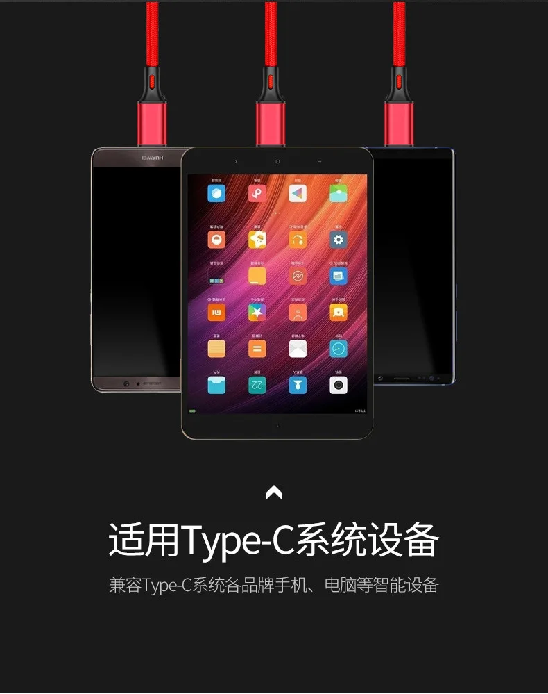 Mzxtby USB кабель типа C 1 м 2 м 3 м Быстрая зарядка usb 3,0 кабель type-C кабель для передачи данных зарядное устройство usb-c для samsung Xiaomi huawei Oppo VIVO