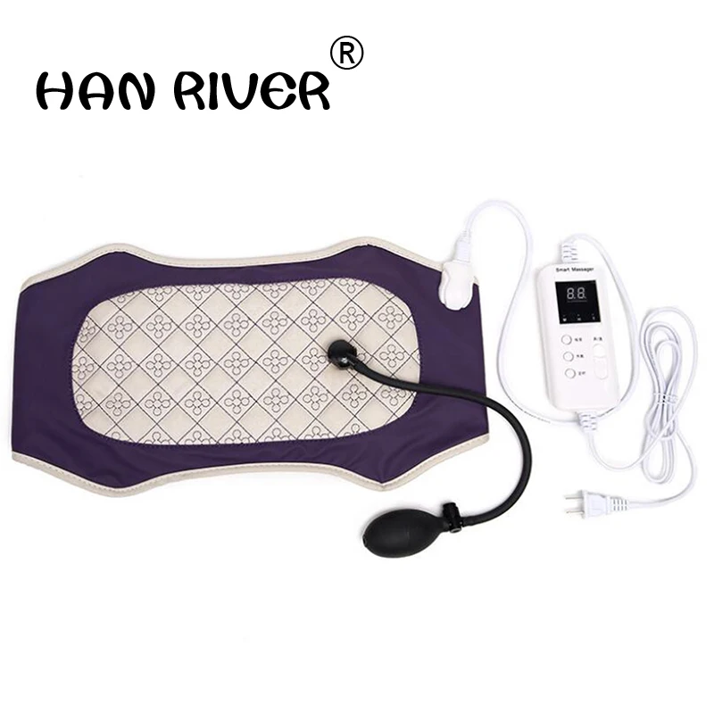 

Waist massager of lumbar traction hot compress strain highlight the waist waist belt with inflatable air pressure to the waist