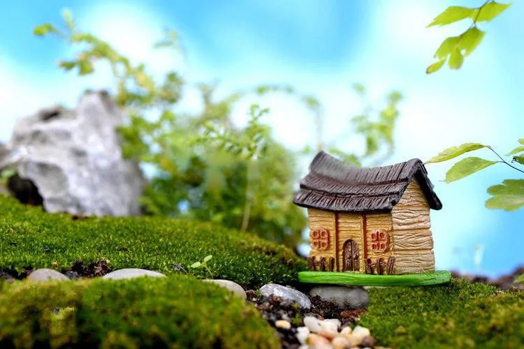 1 шт. украшения сада Милая Смола ремесленные ретро-дом гном Террариум для