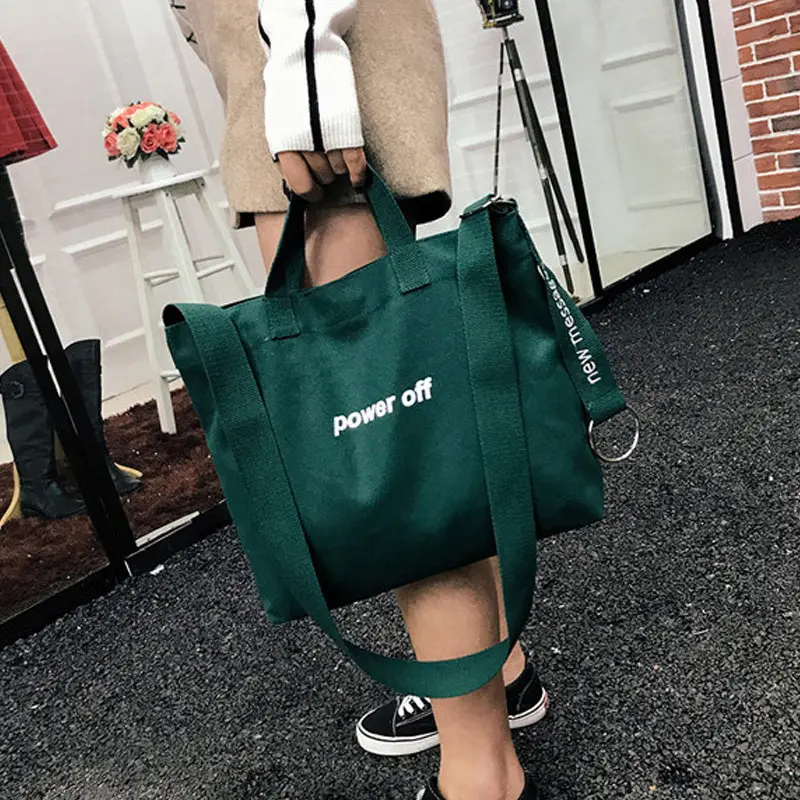 

1 шт. простая женская сумка через плечо с вышивкой, большая емкость, регулируемый ремешок, сумка через плечо для девочек-OPK