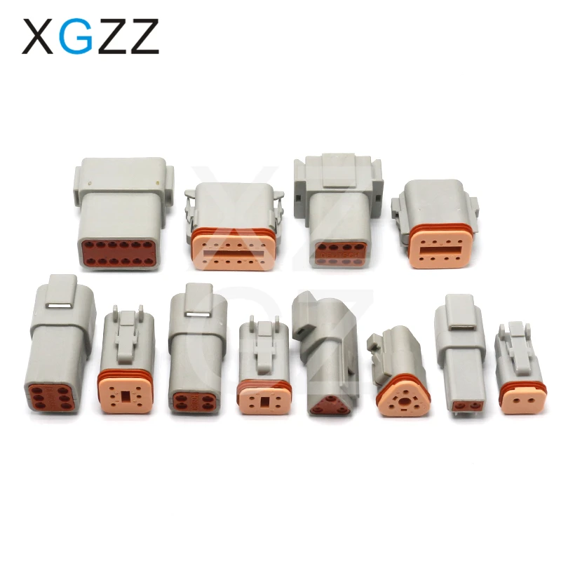 1 компл. Deutsch DT06/DT04 2/3/4/6/8/12 Pin Коробка передач двигателя водонепроницаемый