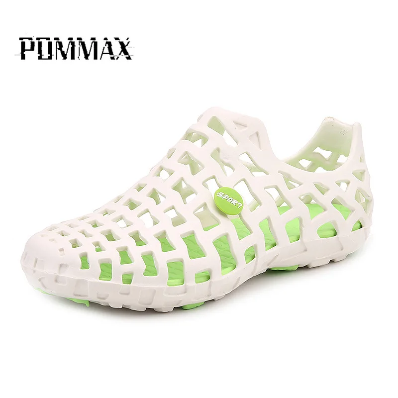 Женские и мужские легкие пляжные сандалии Crocs shoes большие размеры лето