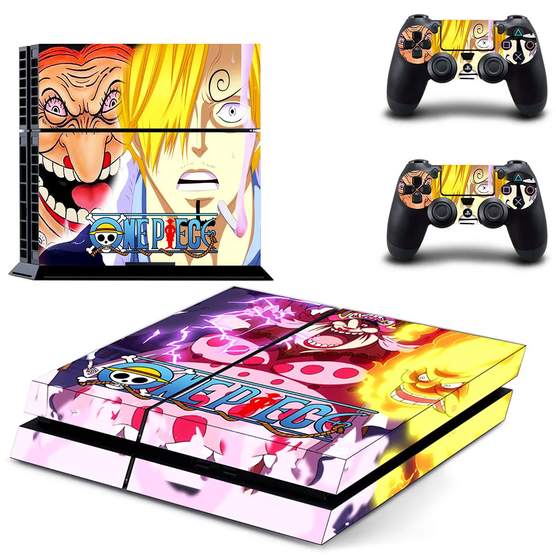 NO.7 HOMEREALLY наклейка s PS4 кожа классическое аниме одна штука 4 HD наклейка для playstation 4 консоль и контроллер кожи Ps4 аксессуар - Цвет: NO.7