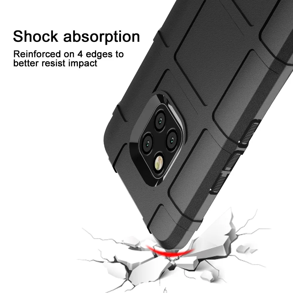 NYFundas for huawei p20 lite pro case Rugged Shield Armor Silicone Bumper Soft Back Cover Case mate 10 honor 8X |