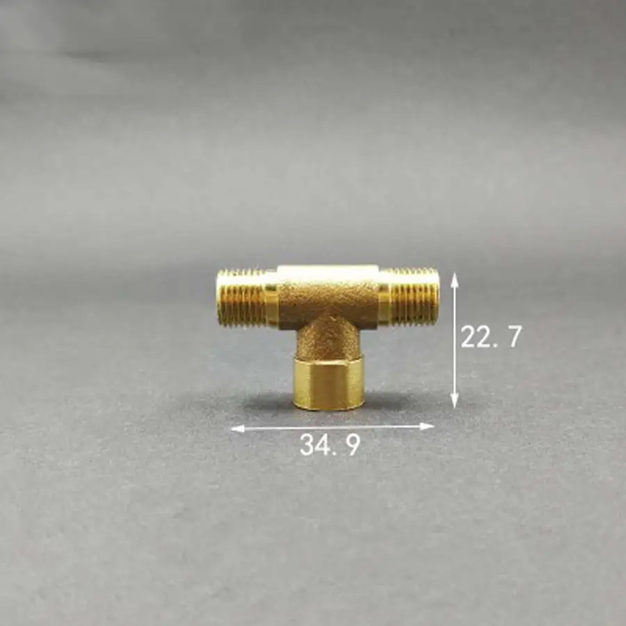 Латунный сплиттер тройник 3 ходовой трубный фитинг Male Female DN6 1/8 &quotBSP
