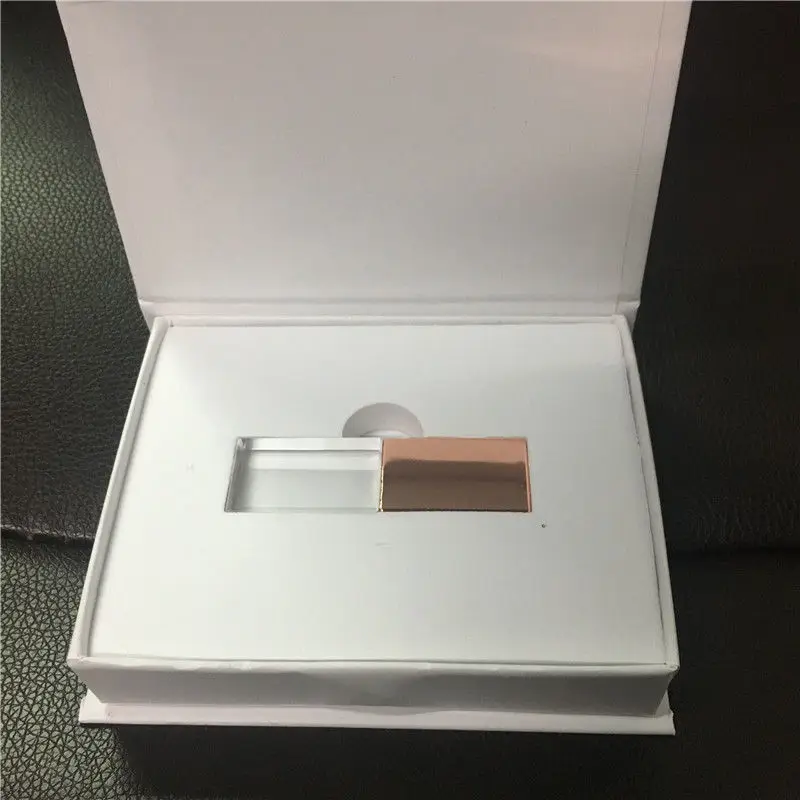 Новый Пользовательский логотип Кристалл Usb 2 0 флэш-накопитель с подарочной