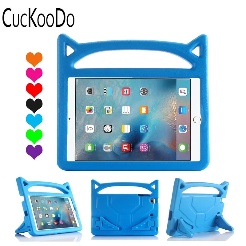 Детский легкий противоударный чехол CucKooDo с ручкой и подставкой Чехол для iPad 9 7
