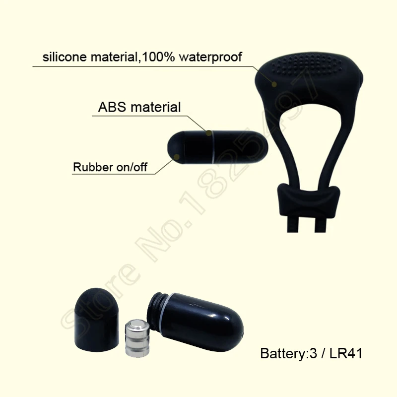 Novelty pretty love toy male longer lasting sex Black vibrator cock ring penis vibrating adult toys product | Красота и здоровье
