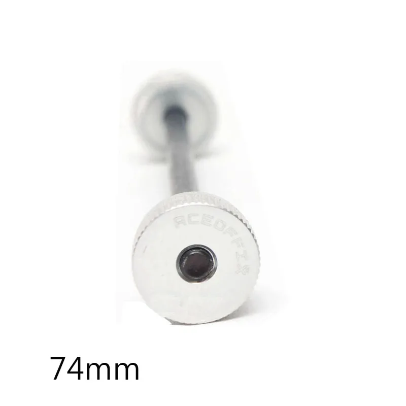 silver 74mm Aceoffix 74 мм 100 мм ось ступицы для Brompton складной велосипед быстроразъемный высокопрочный - Цвет: silver 74mm