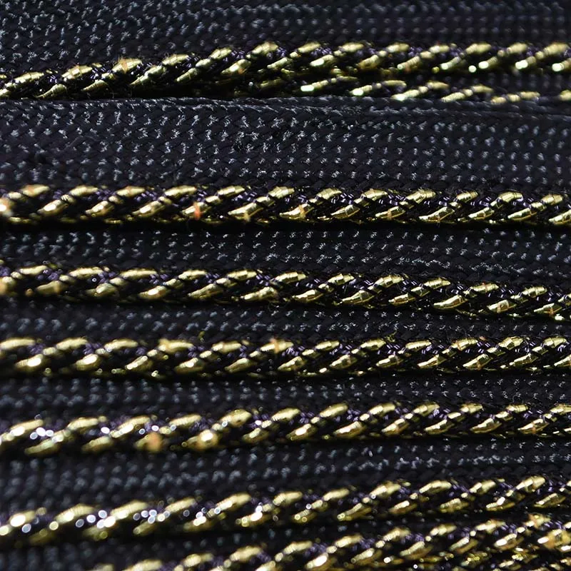 5M Trimming Lace Ribbon Fabric DIY Sewing Accessories Wedding Decoration Craft Gold Silver Weaved Home Supplies | Дом и сад