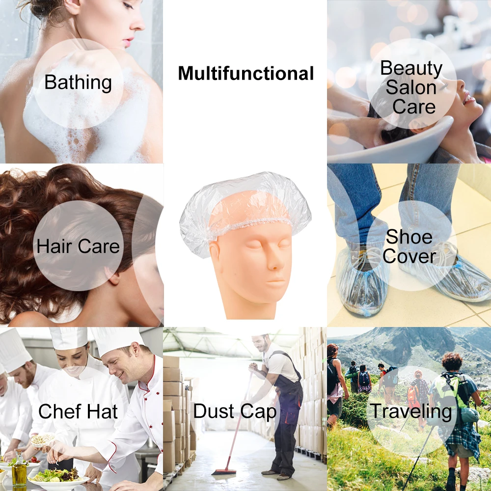 Одноразовая эластичная крышка для салона макияжа 100 шт./упак. прививания ресниц