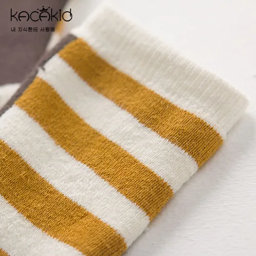 Зимние плотные детские носки kразитных цветов унисекс полосатые для мальчиков и