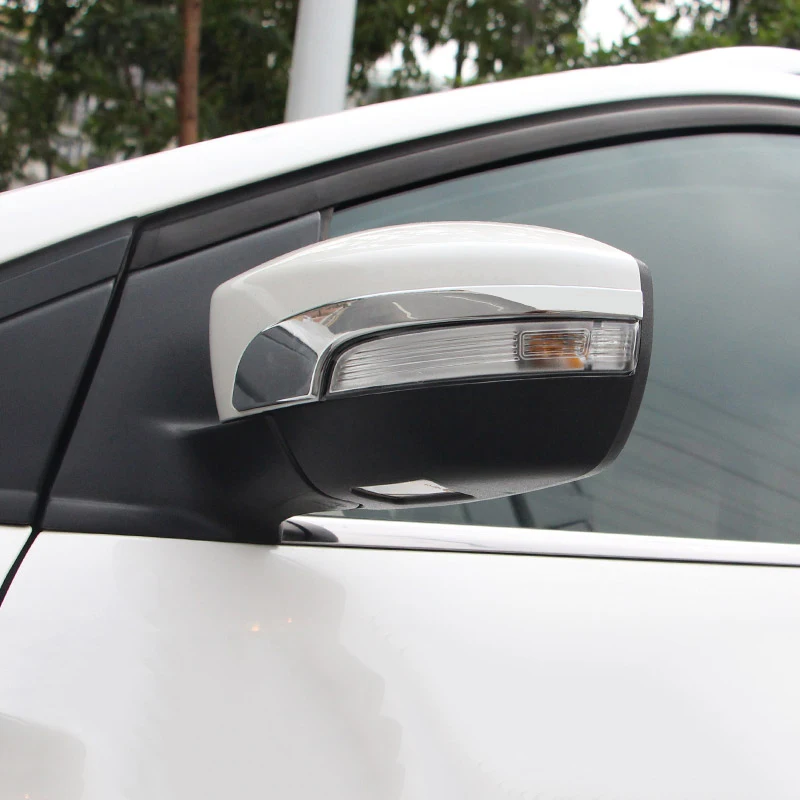 Для Ford Kuga Escape 2013 2014 2015 2016 2017 ABS матовая Декоративная полоса для зеркала заднего