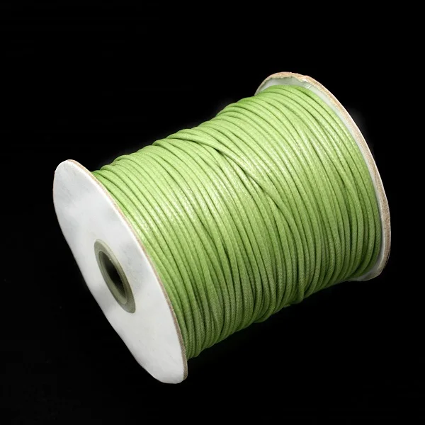 Новые продукты 5 метров смешанные цвета вощеная хлопковая веревка шнур из бисера