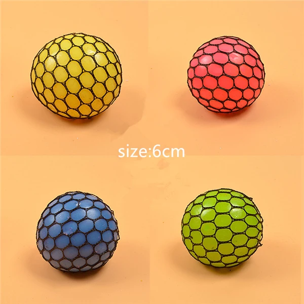 Забавный мяч для снятия стресса Novetly Squeeze Ball для рук, упражнение на запястье, анти-стресс, слизи, мяч, игрушка, красочная Радуга, мягкие игрушки для животных
