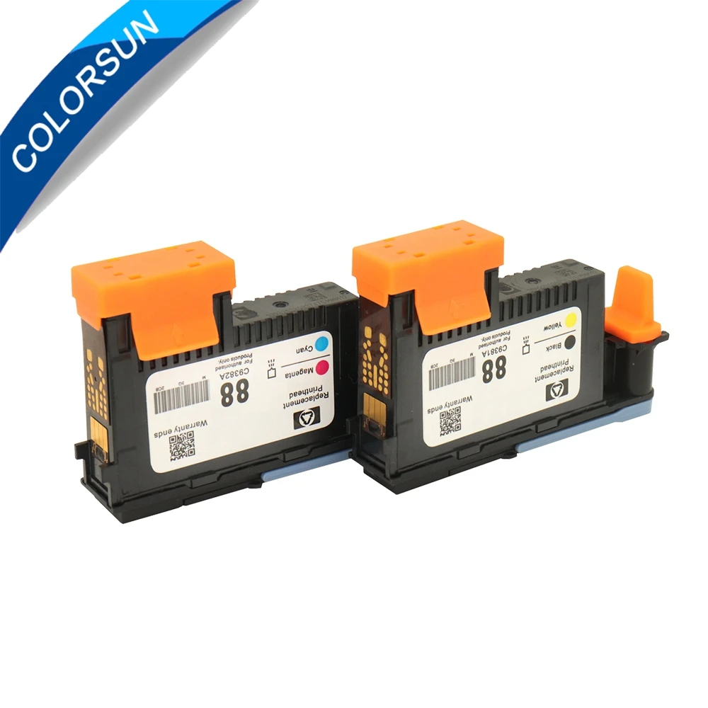 Печатающая головка Colorsun 88 для HP совместимая с Officejet Pro K8600 8600 Printer C9381A C9382A|c9381a