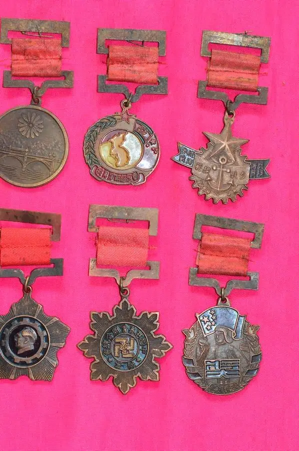 10 шт. винтажная китайская Военная памятная медаль военного героя армейская