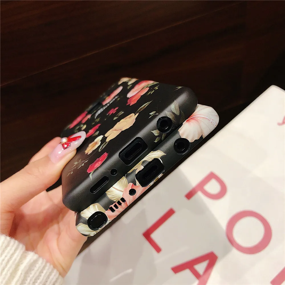 Чехол для телефона с розовым цветком OPPO R9 9S R11 R17 Plus высококачественный светящийся