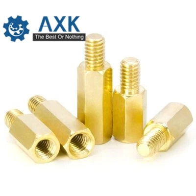 200Pcs/100Pcs 3mm Thread M3*L(=4/5/6/7/8/9/10/11-40)+6mm Hex Brass Standoff Spacer Male to Female Spacing Screws Pillar | Обустройство