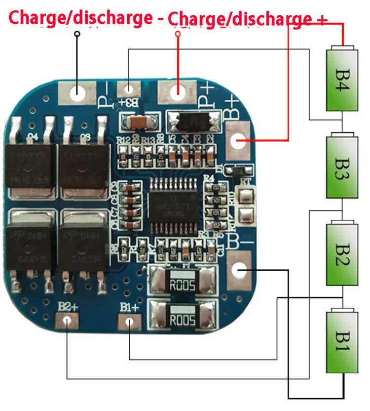 4S 10A 14 8 V li ion BMS PCM плата защиты батареи bms pcm с переключателем температуры для