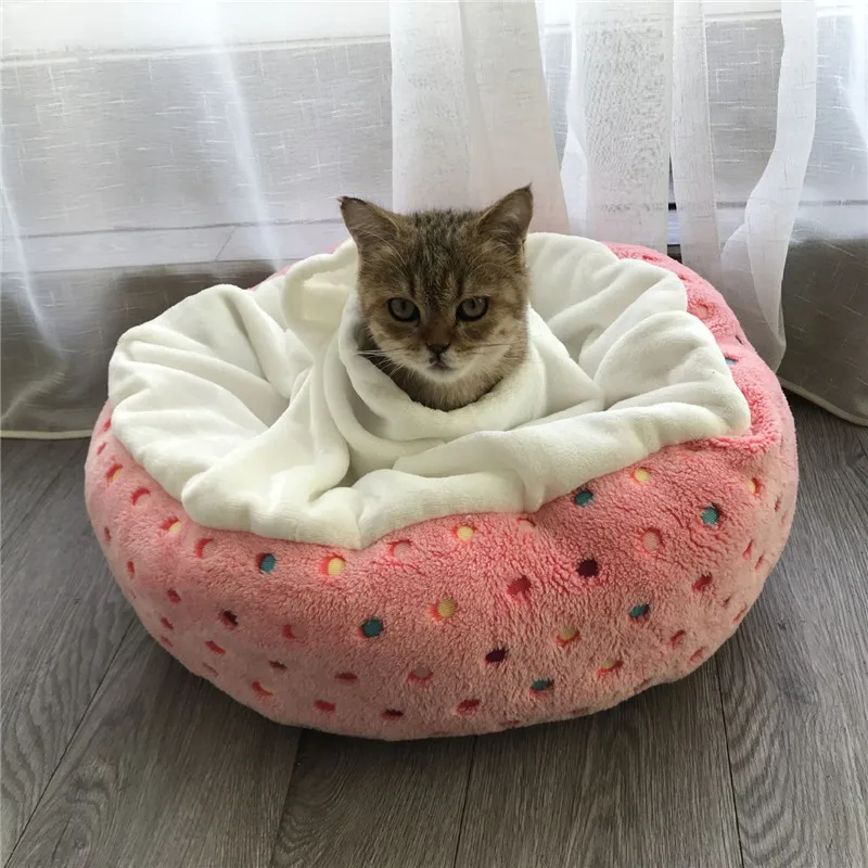 Кошка спальный мешок глубокий сон Супер мягкие кошачьих туалетов осенние и