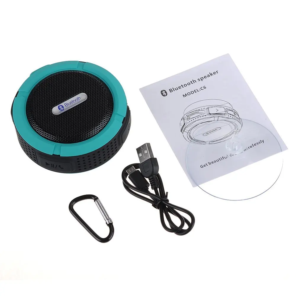 Портативный A2DP МССН стерео перезаряжаемая Колонка IPX5 водонепроницаемые bluetooth